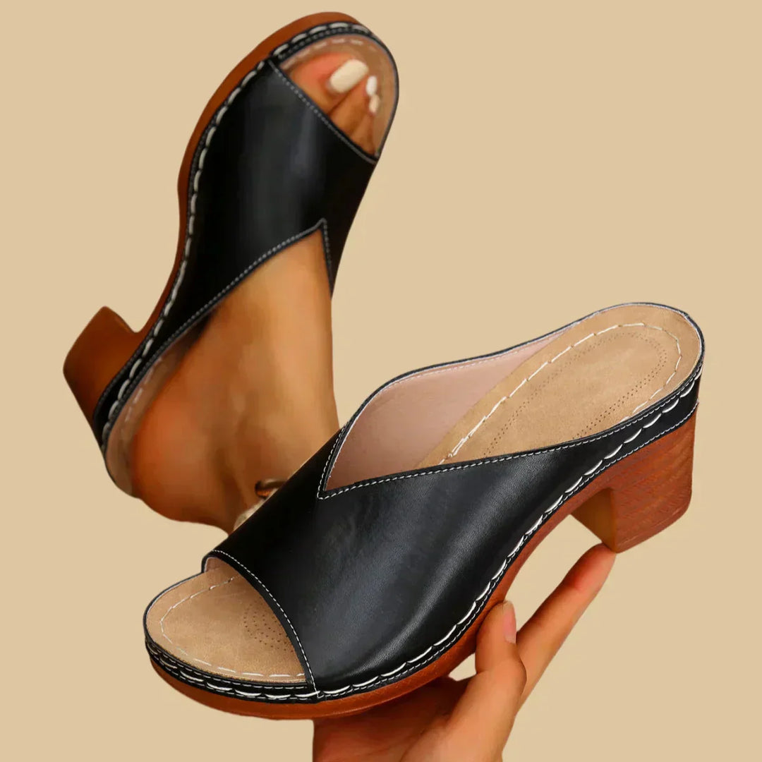 Lisa | Orthopaedic Sandals with Thick Heels