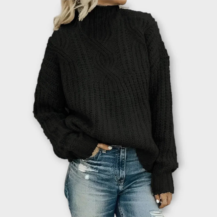 Liv | Modern High-Neck Jumper