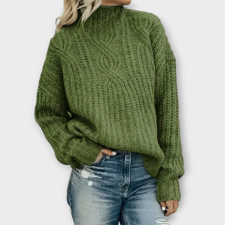 Liv | Modern High-Neck Jumper
