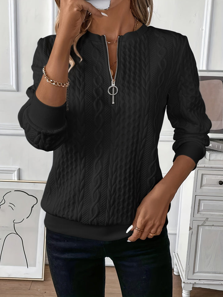 Zoé | Modern Zip-Up Jumper