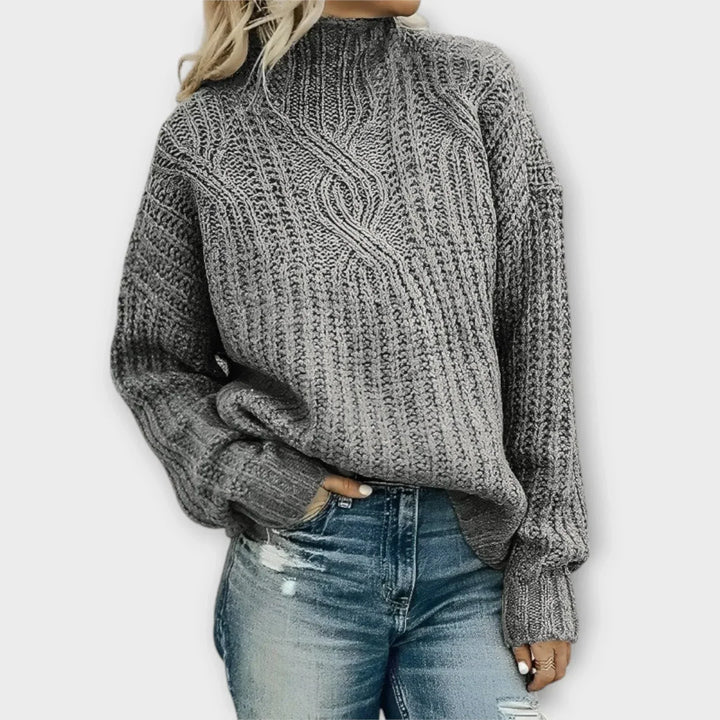 Liv | Modern High-Neck Jumper