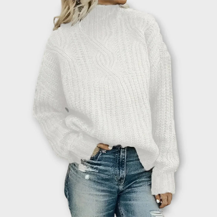 Liv | Modern High-Neck Jumper
