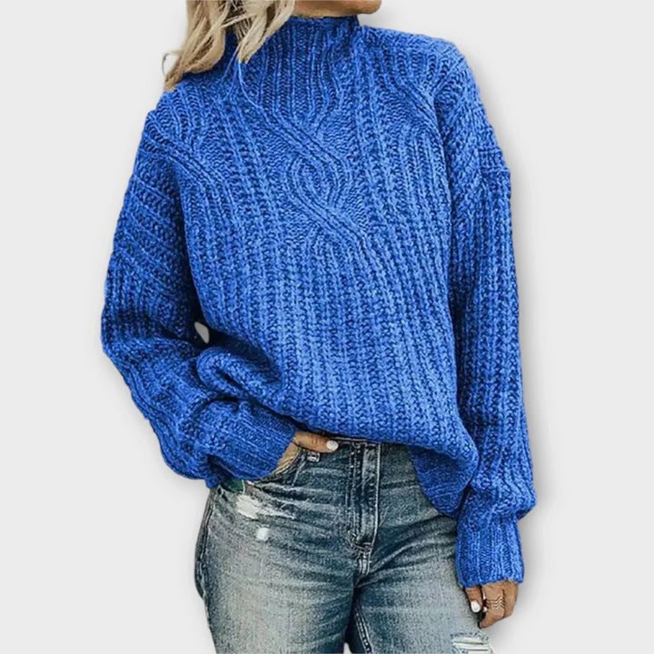Liv | Modern High-Neck Jumper