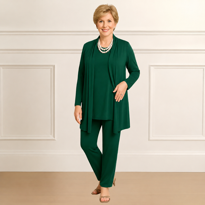 Ingrid | Cardigan Top &amp; Trousers Set