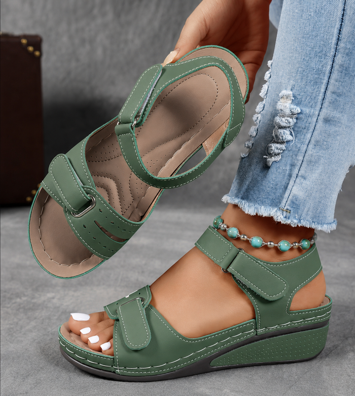 Nina | Orthopaedic Sandals with Wedge Heel