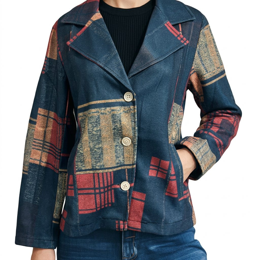 Francesca | Classic Plaid Jacket