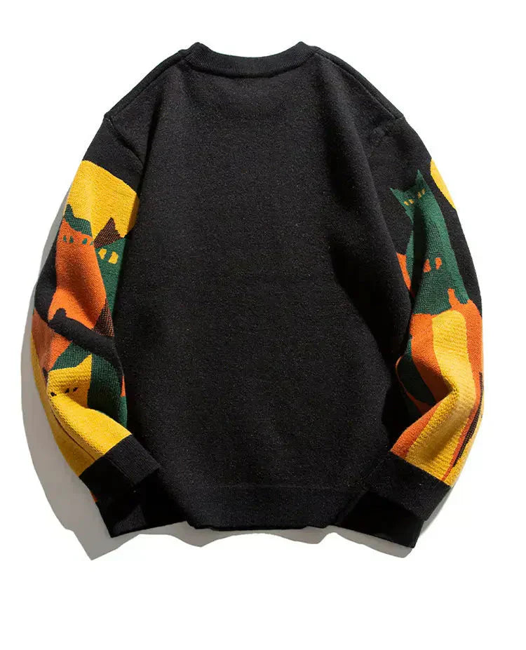 Felix | Moonlit Cat Jumper