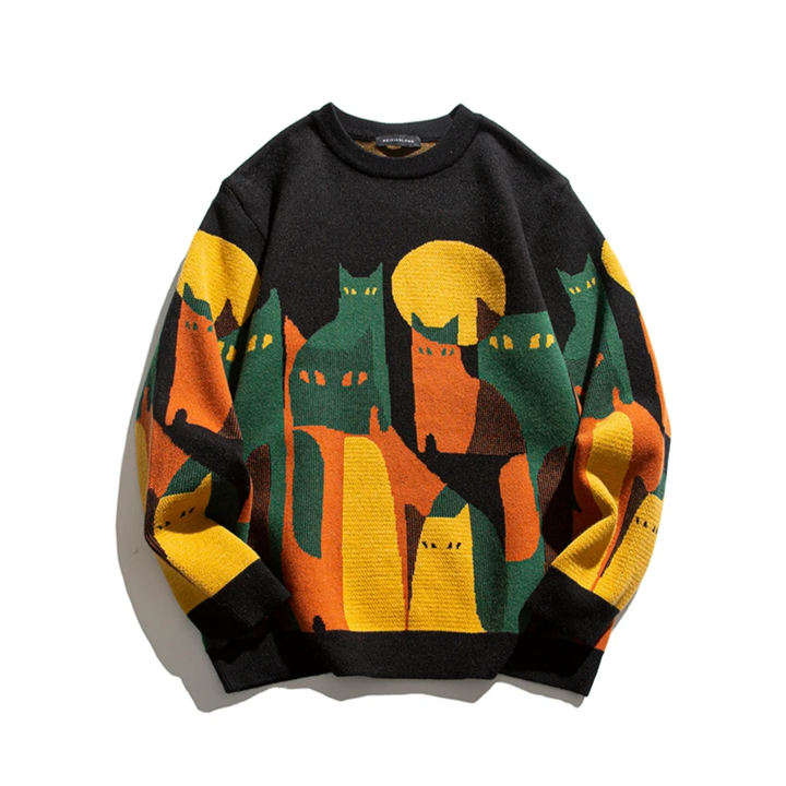 Felix | Moonlit Cat Jumper