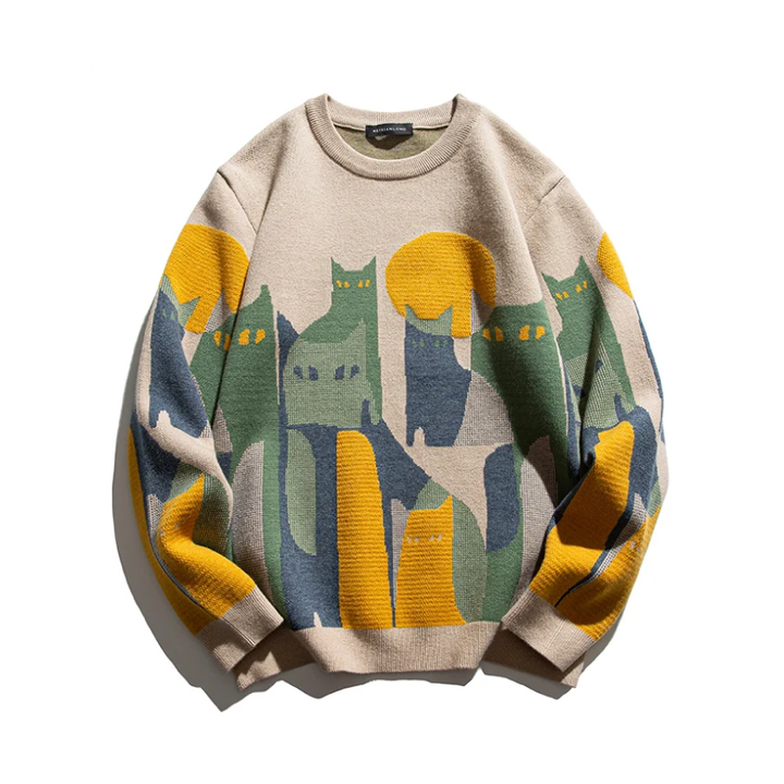 Felix | Moonlit Cat Jumper