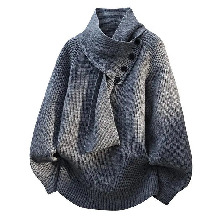Imogen | Cozy Scarf-Neck Jumper