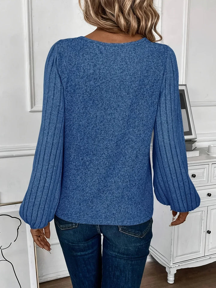 Zoey | Elegant Lantern Sleeve Jumper