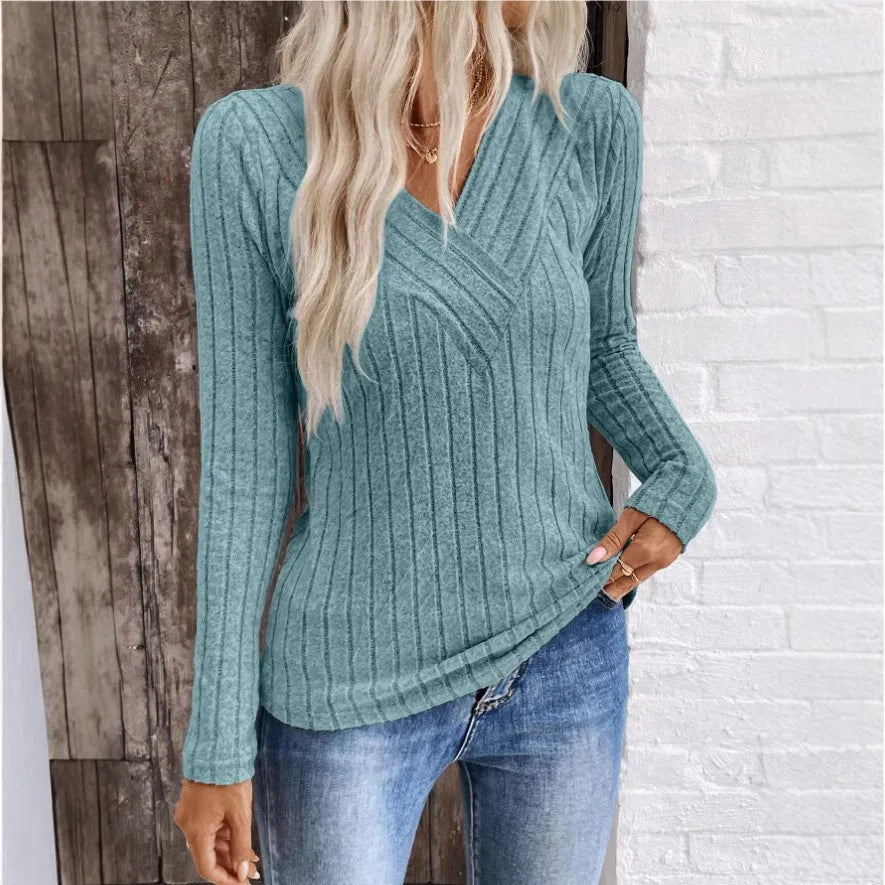 Quinn | Elegant Sunken Stripe Jumper