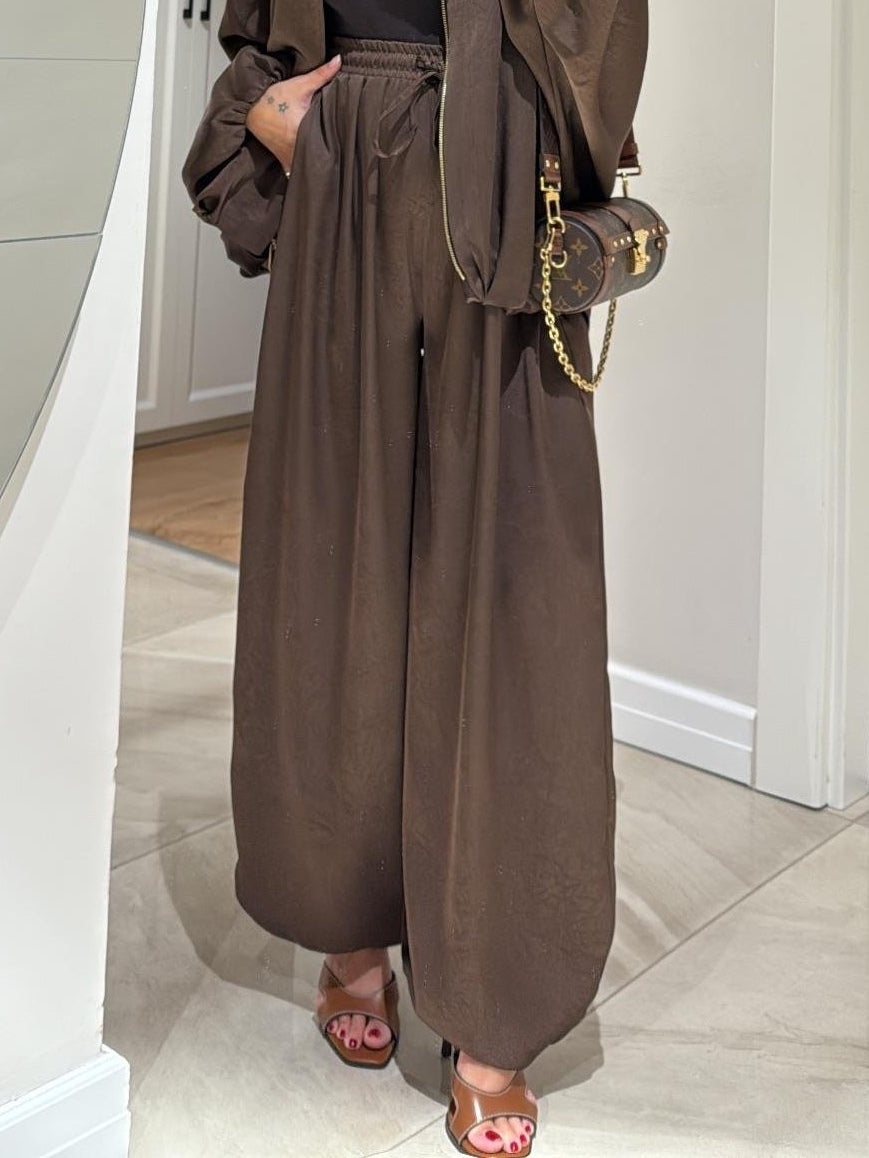 Maribel | Jacket + Drawstring Trousers Casual Two-piece Suit