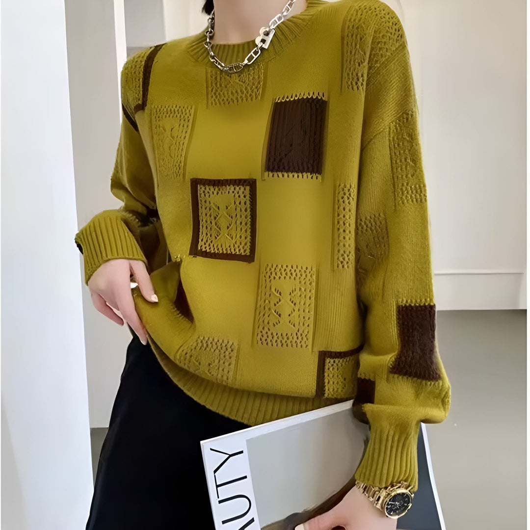 Alice | Elegant Squares Jumper