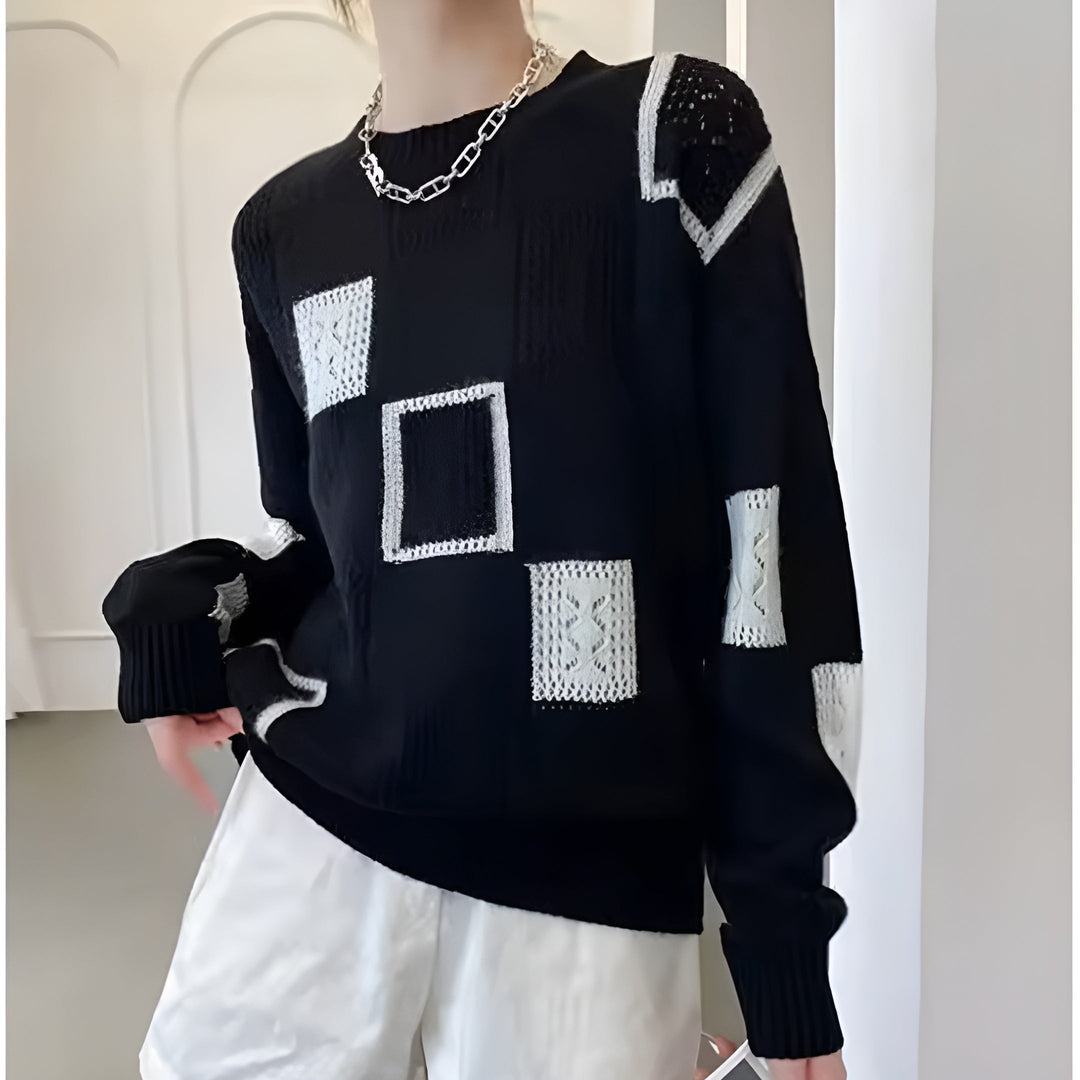 Alice | Elegant Squares Jumper