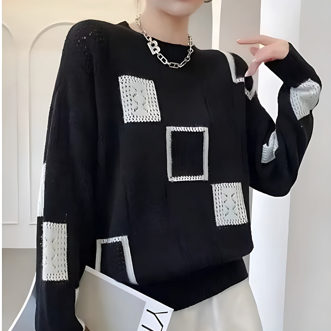 Alice | Elegant Squares Jumper
