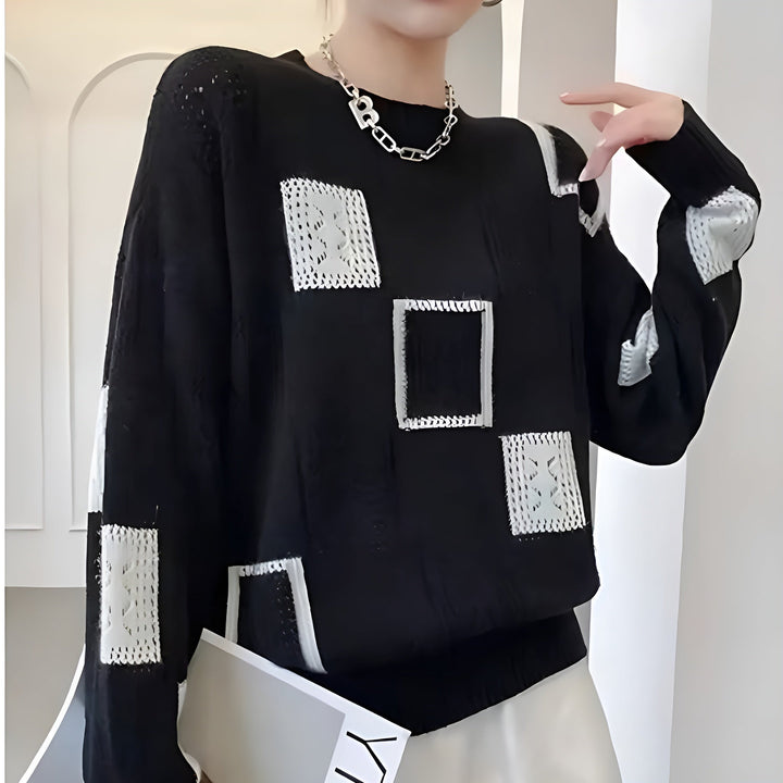 Alice | Elegant Squares Jumper