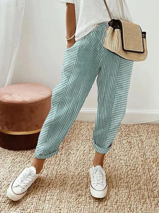 Holly | Striped Trousers