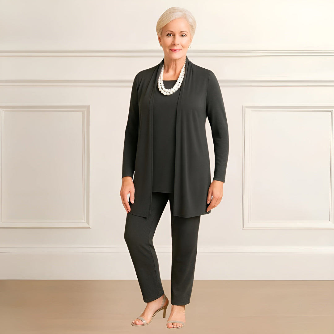 Ingrid | Cardigan Top &amp; Trousers Set