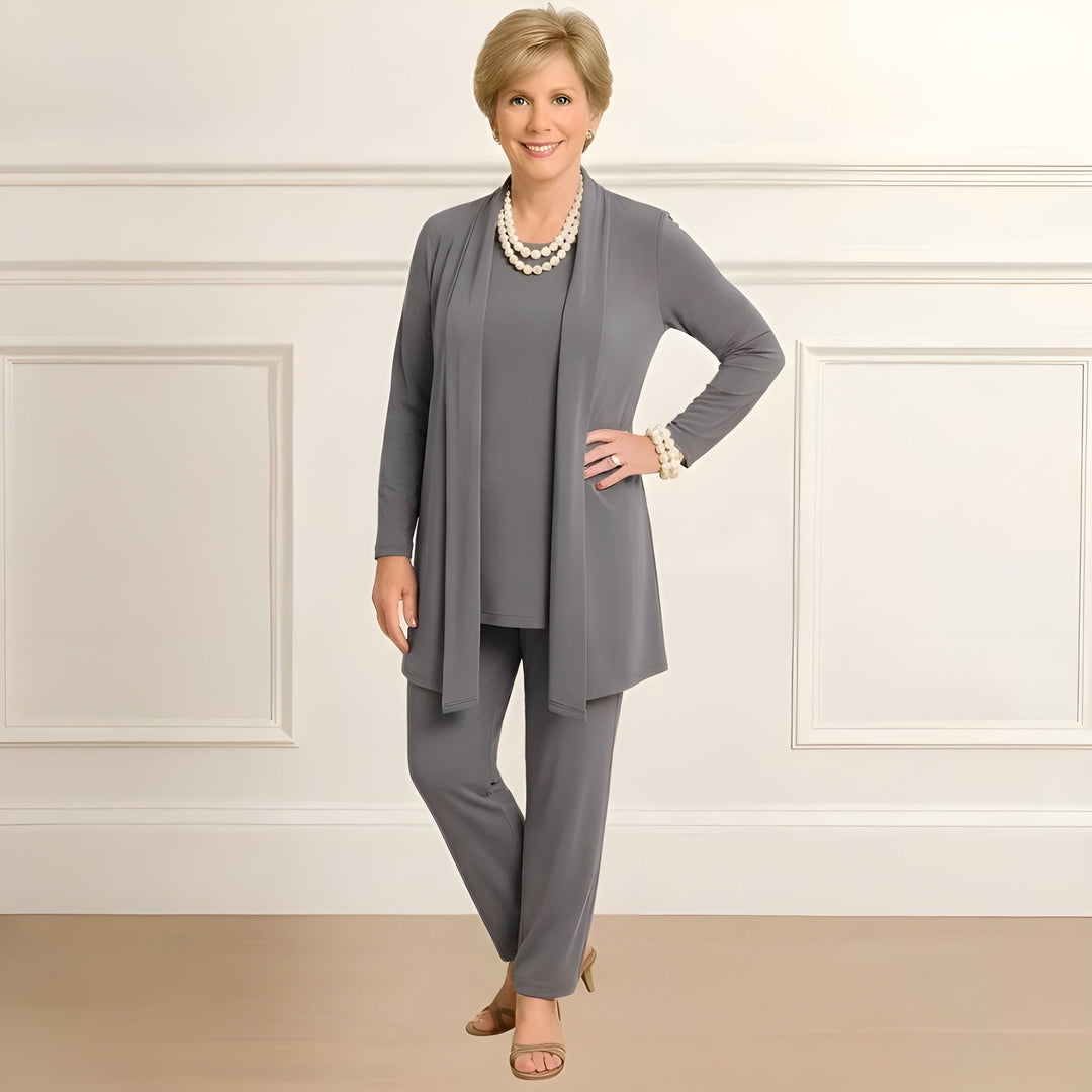 Ingrid | Cardigan Top &amp; Trousers Set