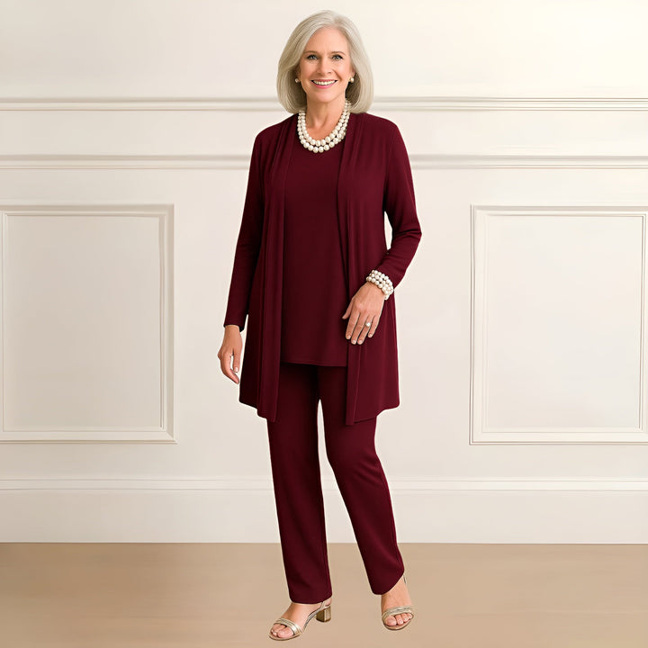Ingrid | Cardigan Top &amp; Trousers Set