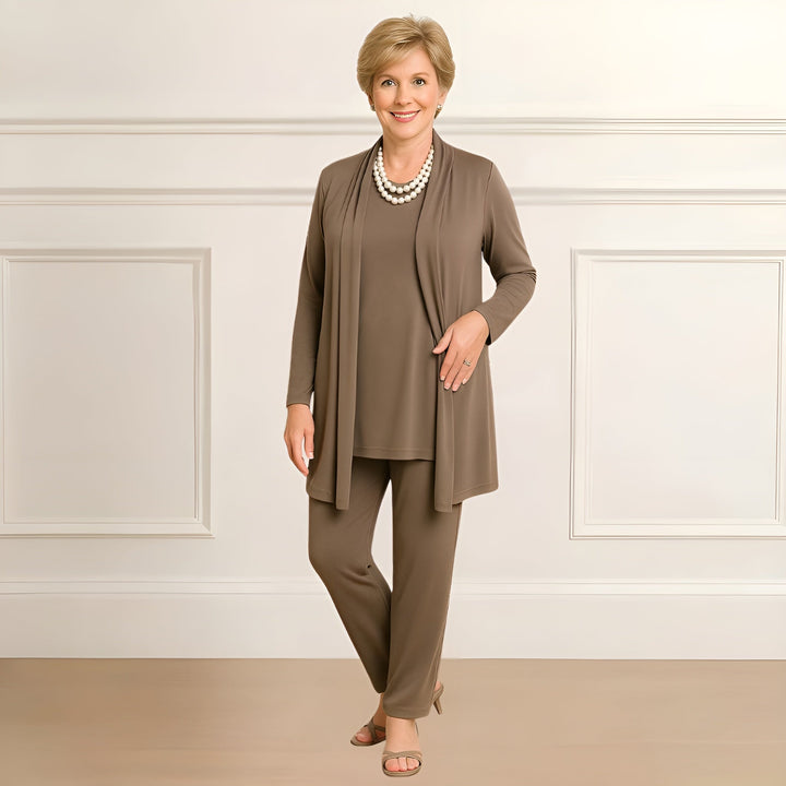 Ingrid | Cardigan Top &amp; Trousers Set