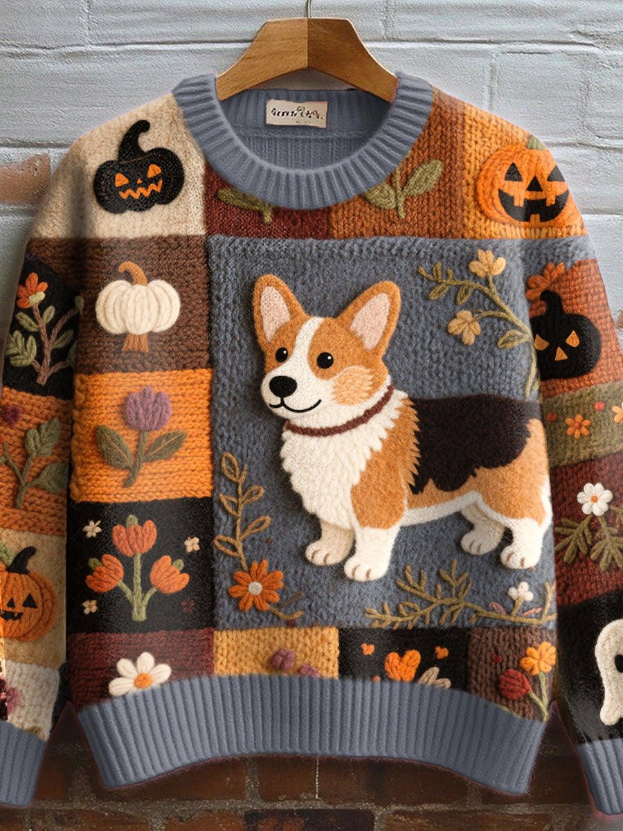 Luna | Autumn Corgi Jumper