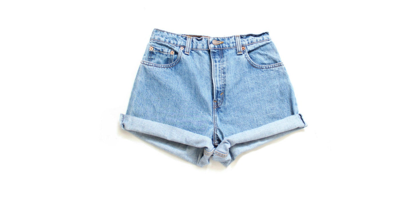 LOVE GIRL  Vintage Rolled Up High Waisted Mom Shorts – Audella